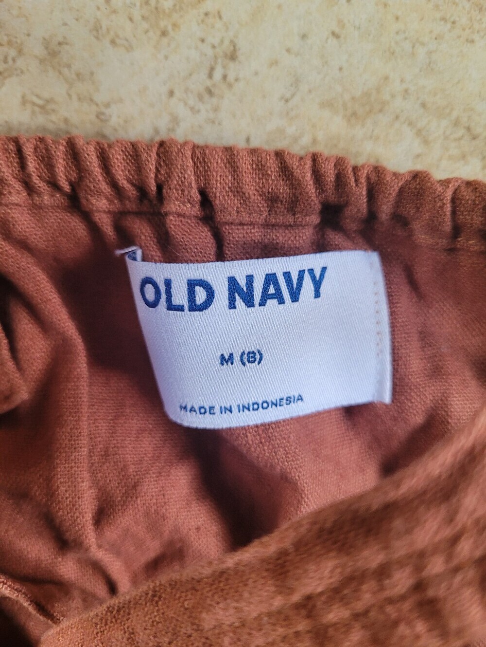 Old Navy Rust Button-Front Girls Romper - Picture 3 of 5